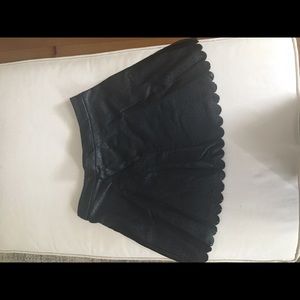 Leather skirt